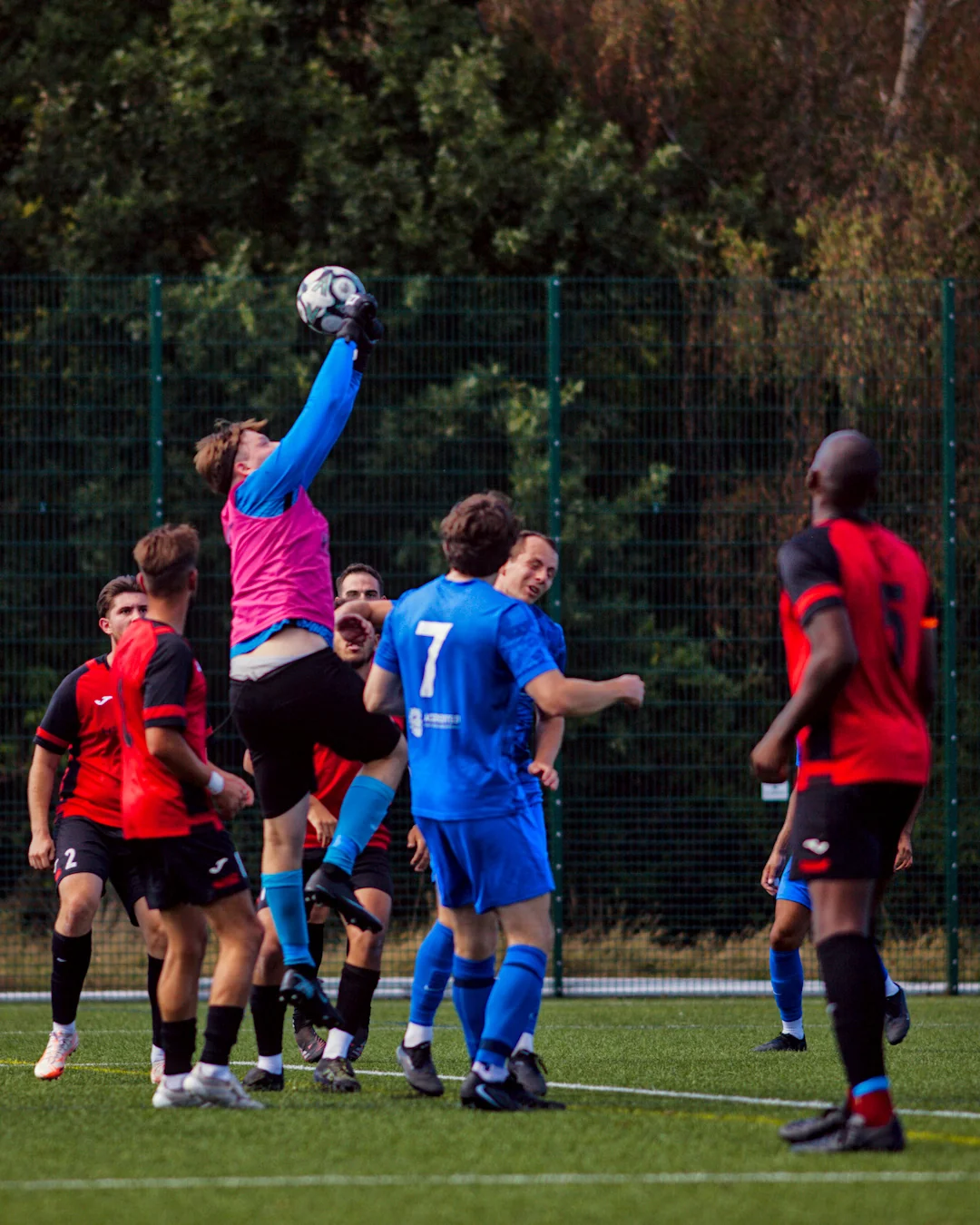 Bocca Juniors match action